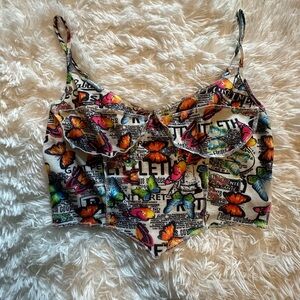 Butterfly crop top​